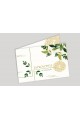 Personalized communion invitations from sets - White bouquet - obraz 1