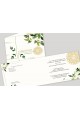 Personalized communion invitations from sets - White bouquet - obraz 2