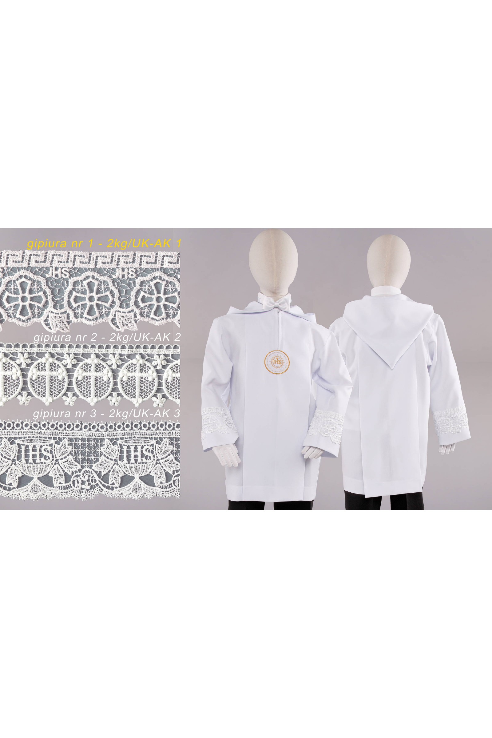 Communion Alba with guipure 2kg/UK-AK1 - obraz 4