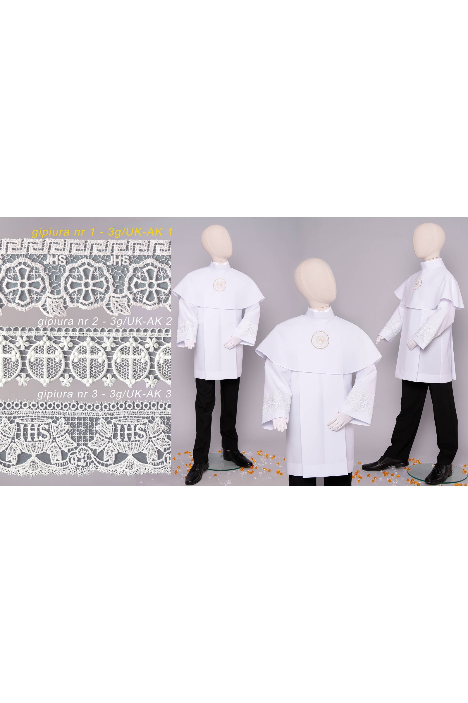 Communion Alba with guipure 3g/UK-AK1 - obraz 3