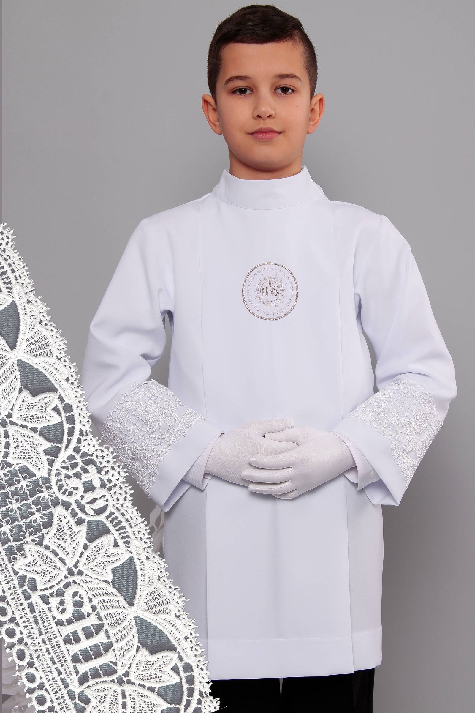 Communion Alba with guipure 2g/UK-AK3 - obraz 0