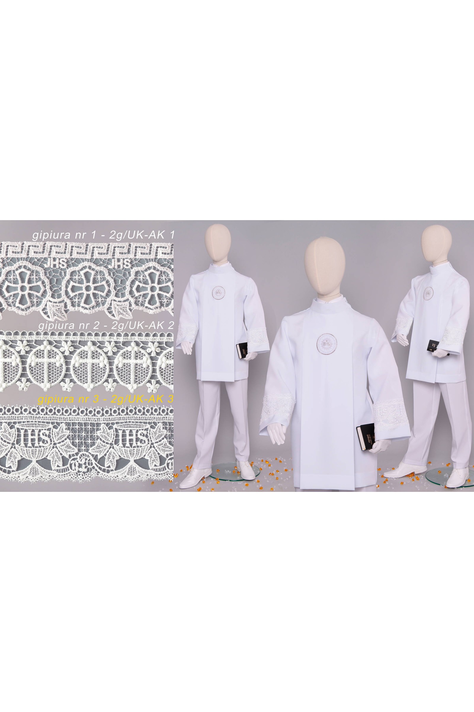 Communion Alba with guipure 2g/UK-AK3 - obraz 4