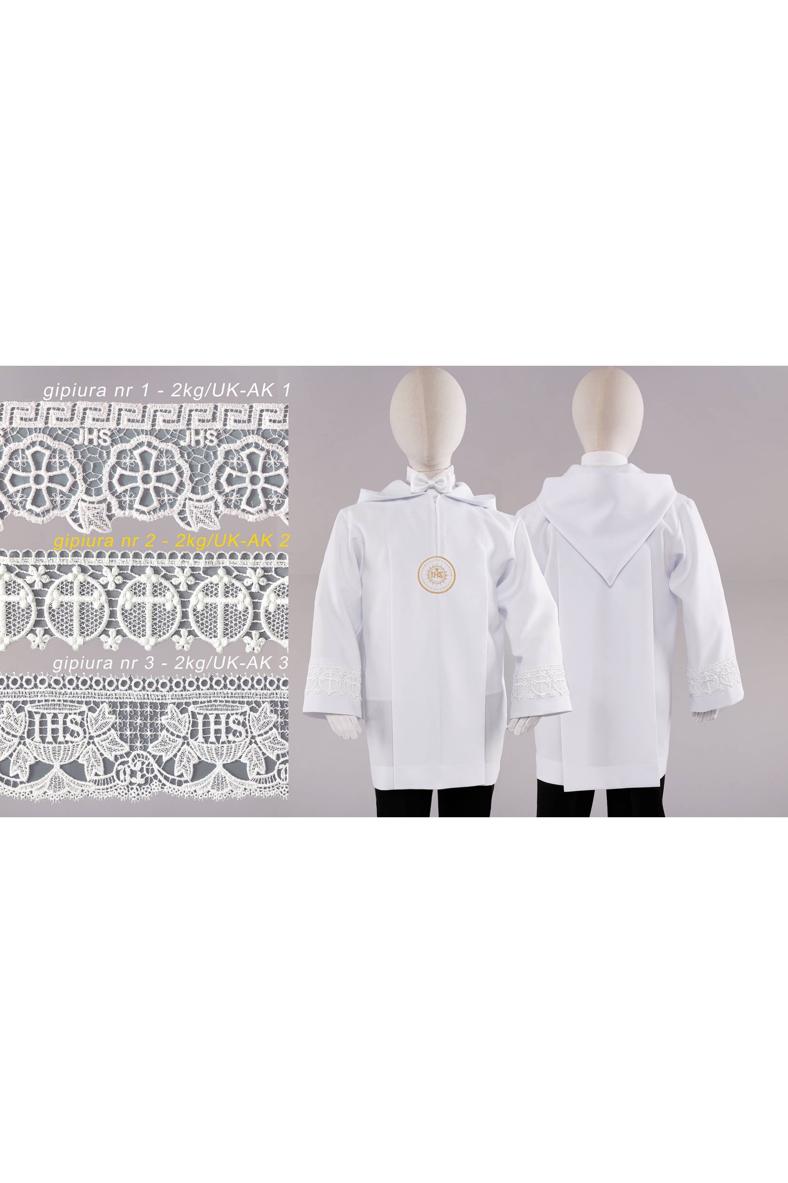 Communion Alba with guipure 2kg/UK-AK2 - obraz 4