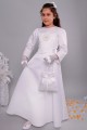 Satin communion dress 1/UK-ST - obraz 2