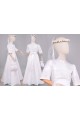 Satin communion dress 2/UK-ST - obraz 9