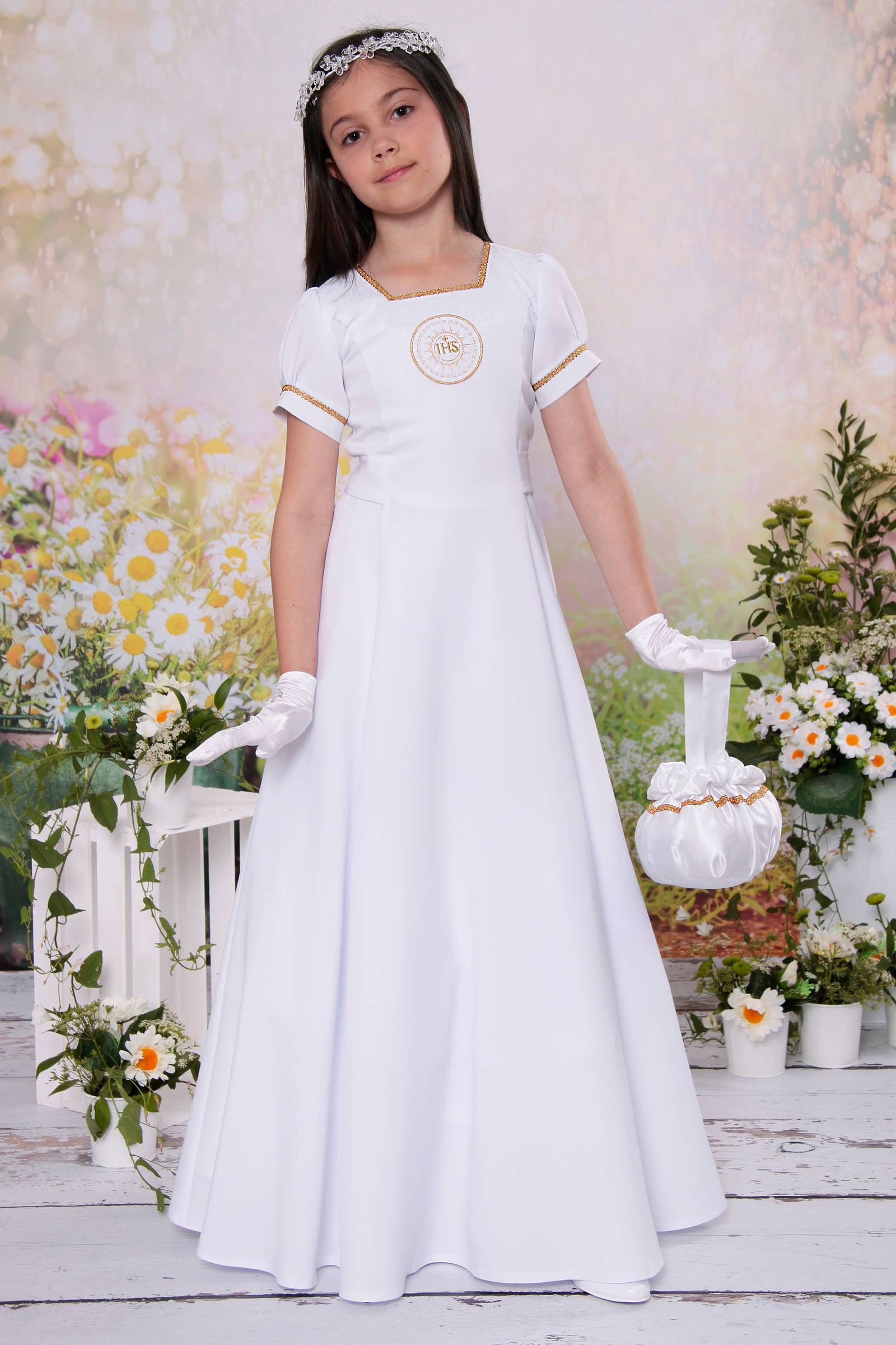 Communion waist dress 18/UK-ST - obraz 2