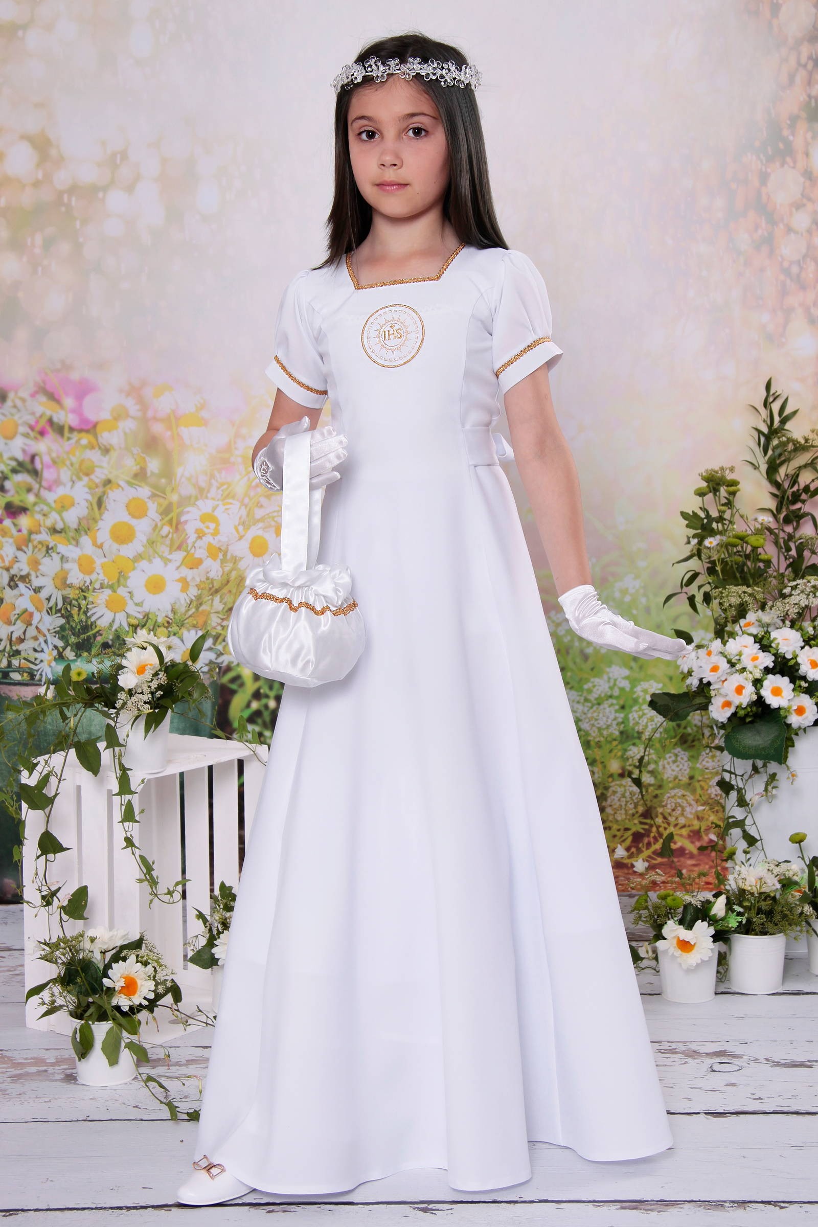 Communion waist dress 18/UK-ST - obraz 4