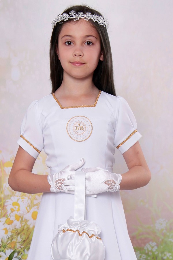Communion waist dress 18/UK-ST - obraz 1