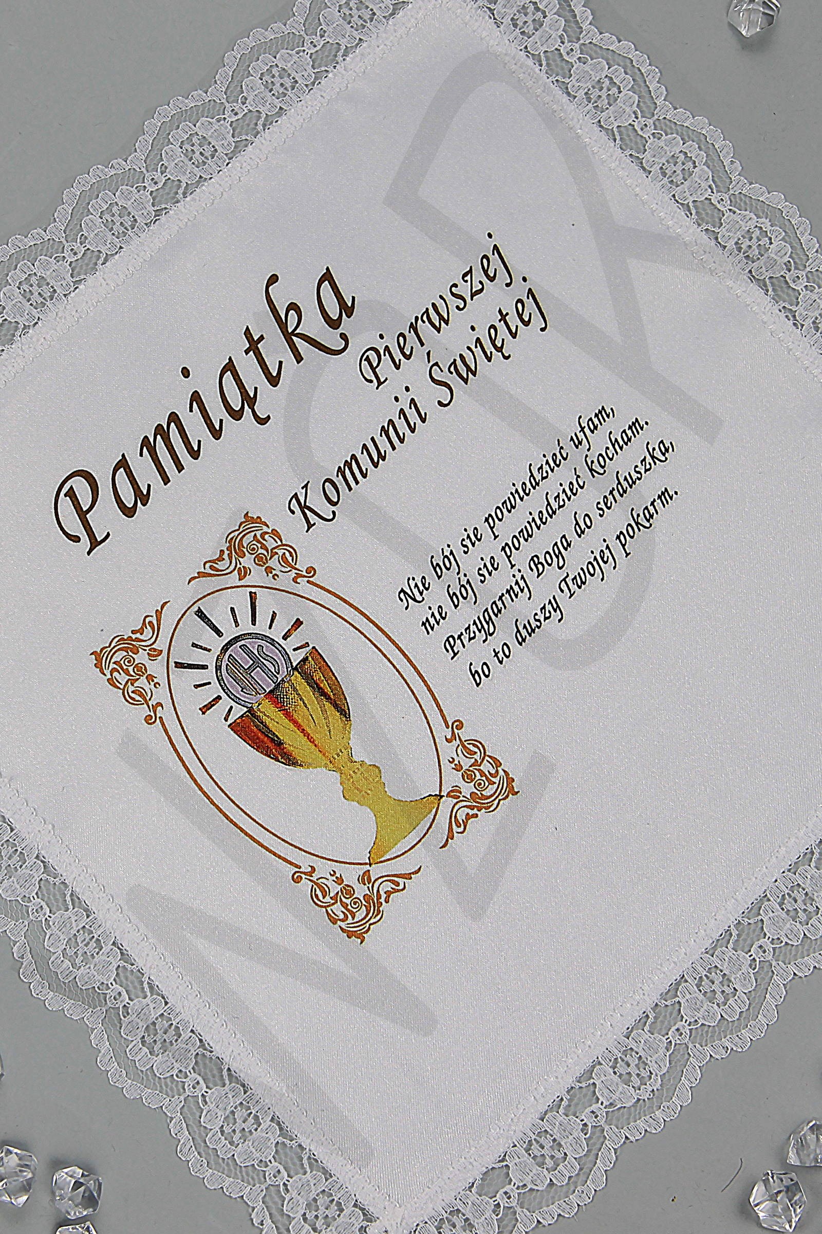 Communion handkerchief with graphic UK-CHG 10 Communion handkerchief with graphic UK-CHG 10 - obraz 0