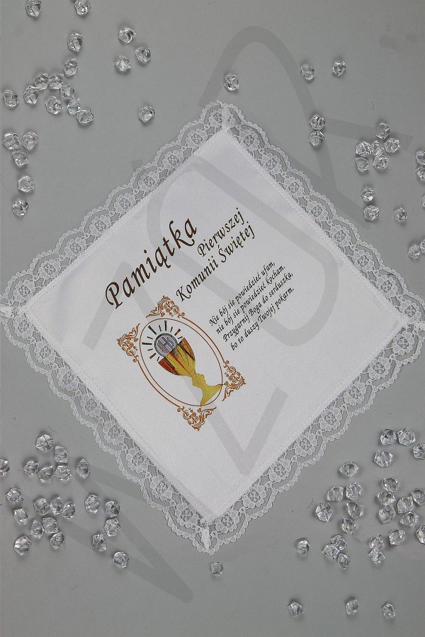 Communion handkerchief with graphic UK-CHG 10 Communion handkerchief with graphic UK-CHG 10 - obraz 1