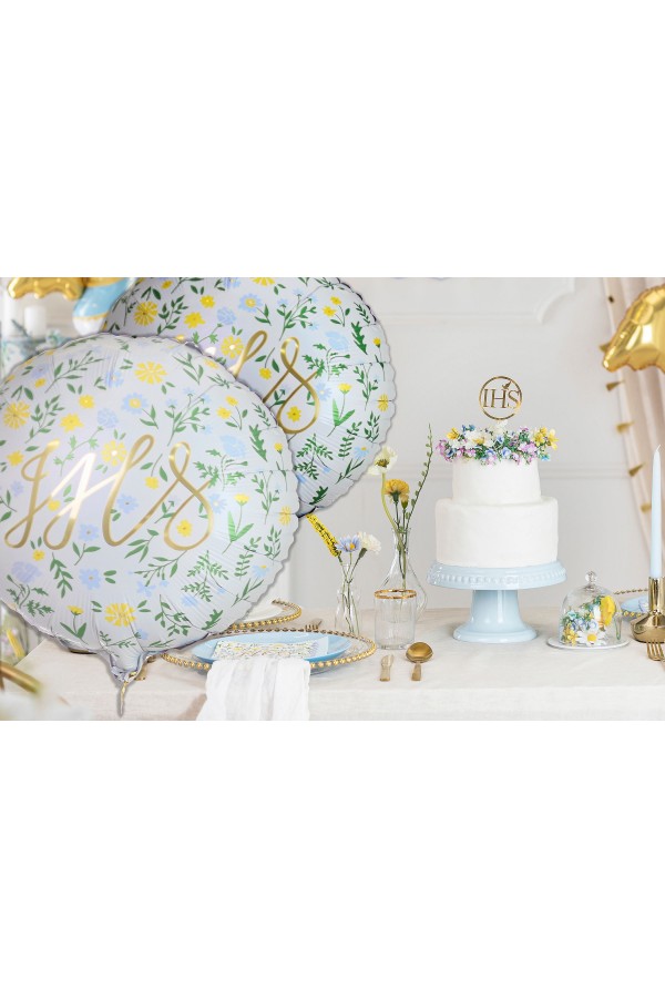 Communion balloon link gold letters Communion balloon link gold letters - obraz 4