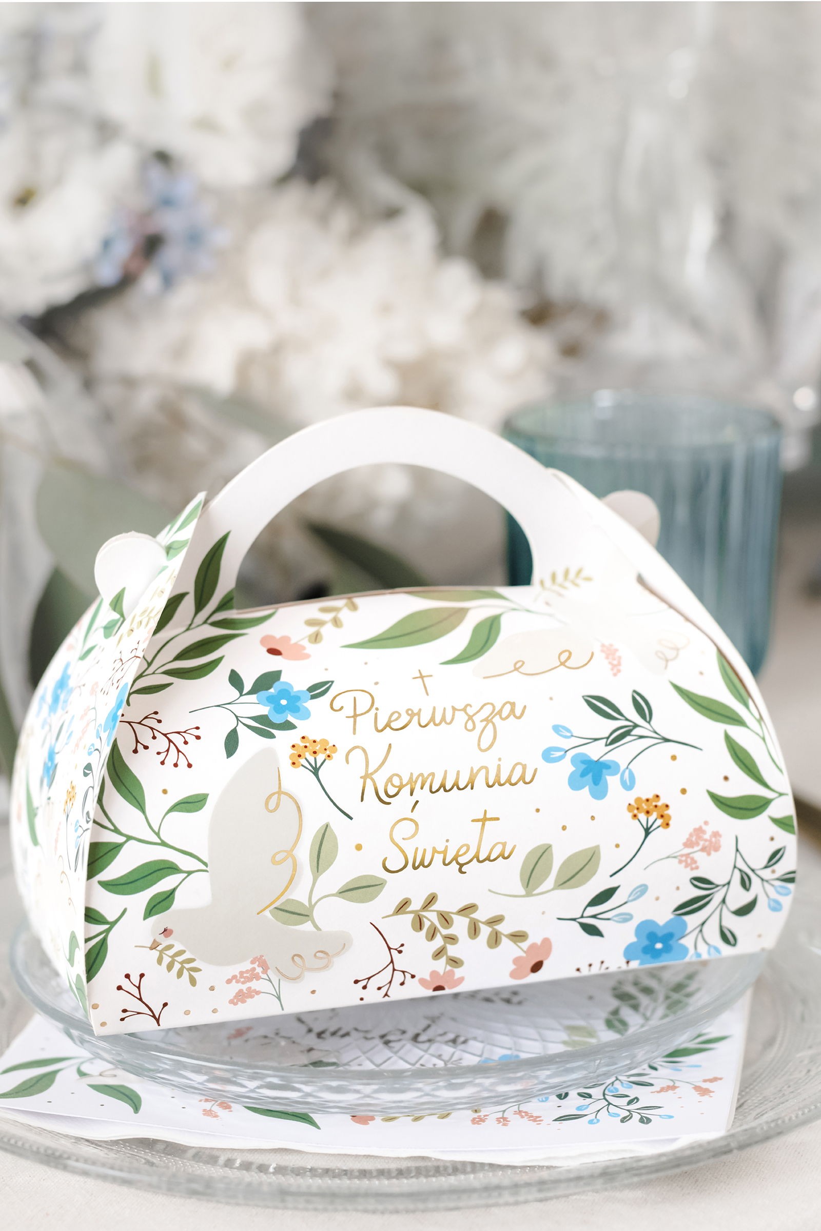 Communion cake box Spring - obraz 0