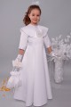 Satin communion dress 14/UK-ST - obraz 5