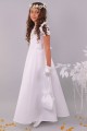 Satin communion dress 8/UK-ST - obraz 4