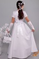 Satin communion dress 13/UK-ST - obraz 5