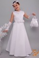 Satin communion dress 17/UK-ST - obraz 2