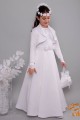 Satin communion dress 17/UK-ST - obraz 4