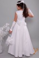 Satin communion dress 17/UK-ST - obraz 7