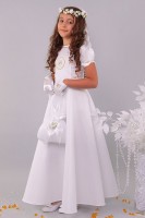 Satin communion dresses - Communion dresses - For girls - FirstCommunionStore.com