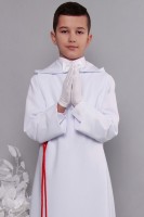 Communion albs with scapular (habit) - Communion Albs - For boys - FirstCommunionStore.com
